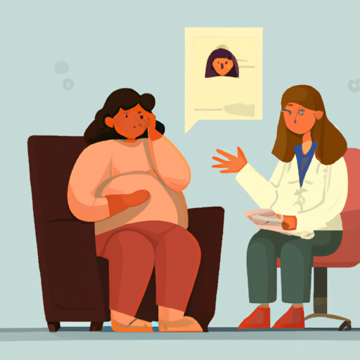 פסיכיאטר משוחח עם מטופלת על אפשרויות טיפול בדיכאון לאחר לידה